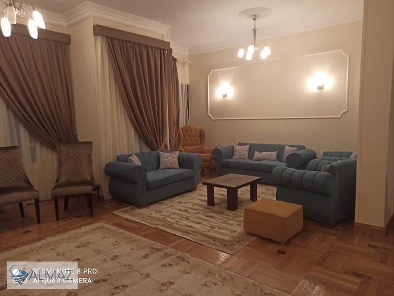 Furnished apartment for rent in the Fifth Settlement in the First District 0