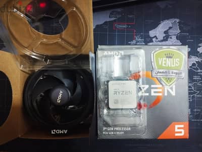 RYZEN 5 3600 (Box+Cooler)  معالج