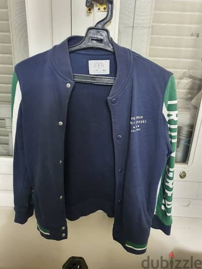 blue jacket from Zara size 9 years