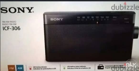 للبيع راديو Sony ICF-306