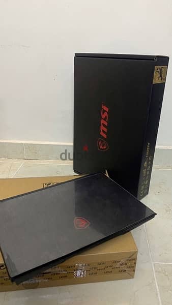 msi GF63 THIN gaming and graphic laptop استعمال خفيف بدون خدش