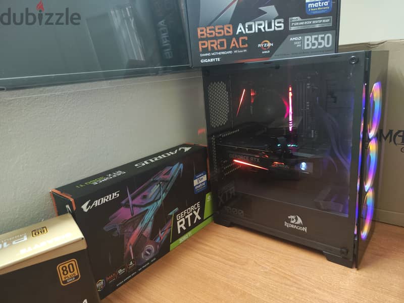 Gaming Pc Rtx 3060ti Ryzen 5-5600x  تجميعة جيمنج 7