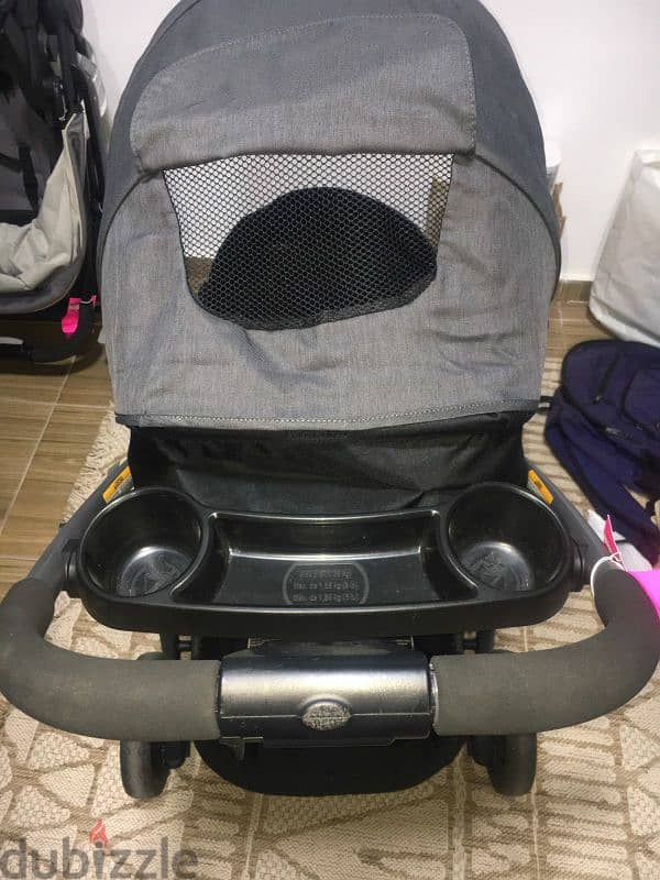 Graco modes element stroller black×grey 4