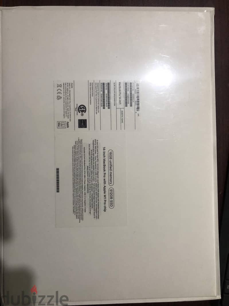 MacBook Pro 14 inch - M1 - 552GB 1