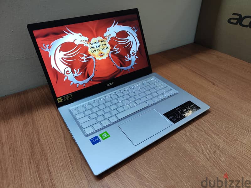 Acer Aspire 14 inch i5 1135G7 Nvidia Mx 350 11 جيل 0