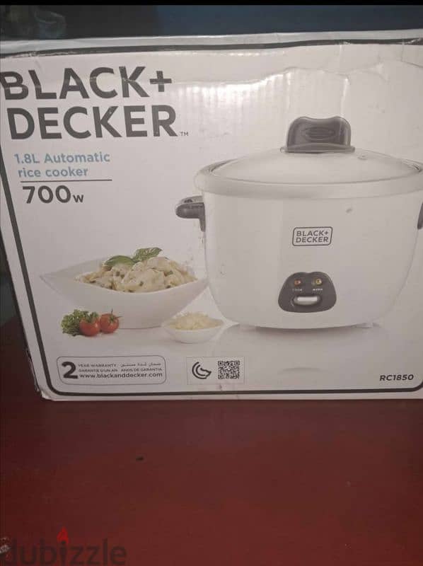 حله طهي أرز كهربائيه black and decker 1