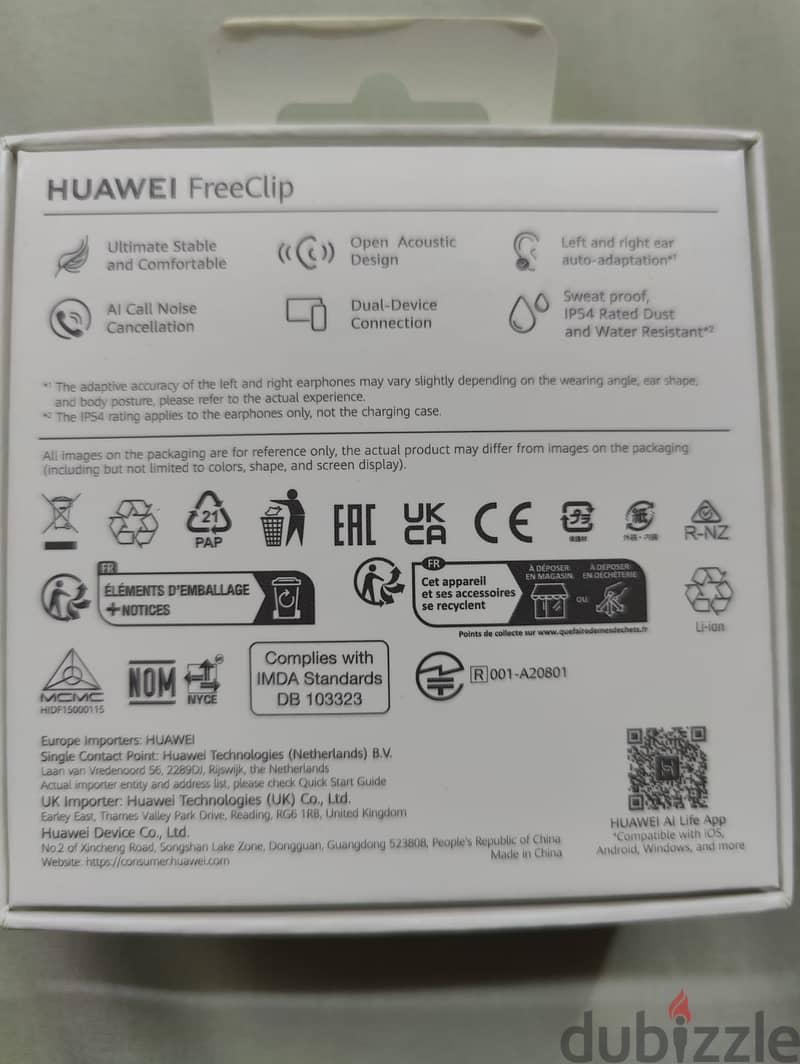 Huawei Freeclip earbuds 2