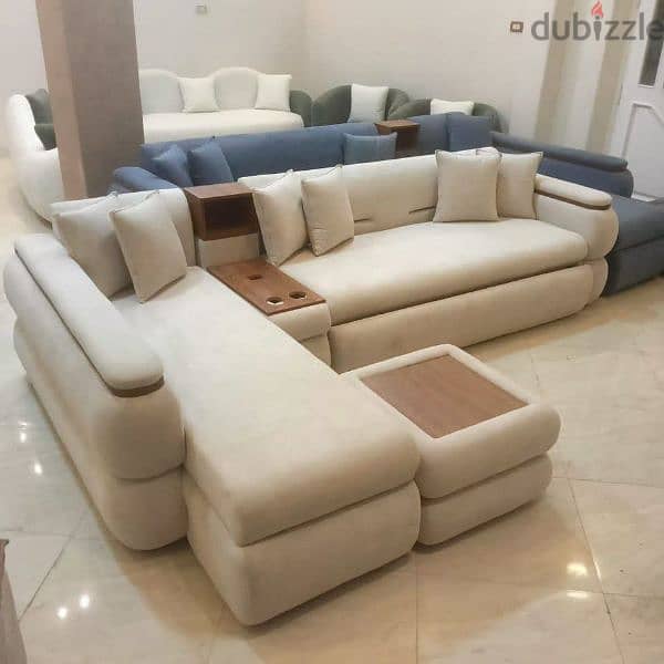 L shaped couch and bed 6