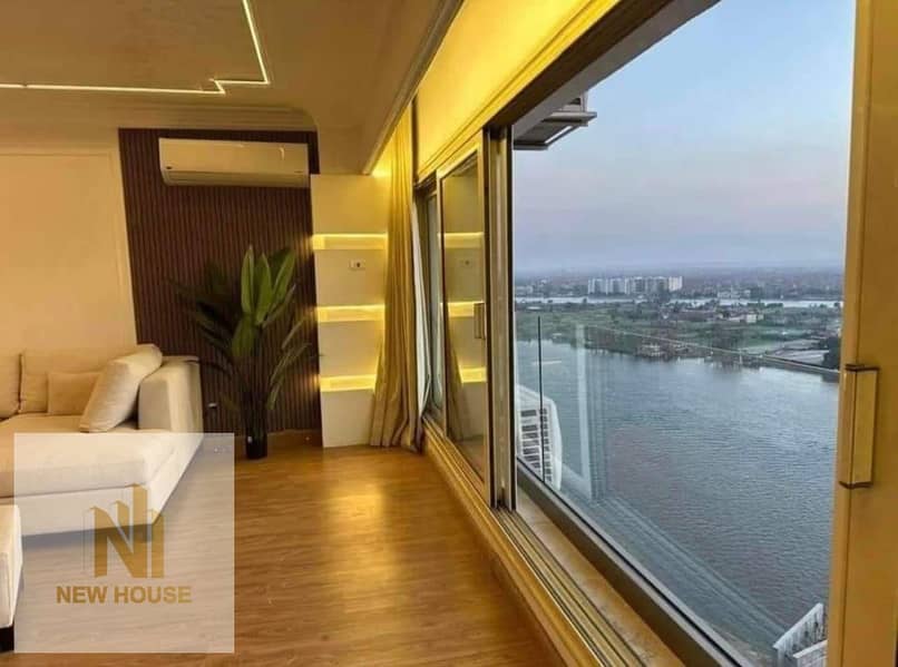 Hotel apartment on the Nile Corniche for sale in installments in the largest hotels in Maadi and the highest investment return 0