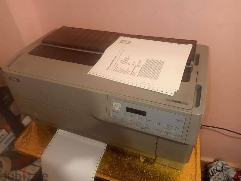 طابعة Epson DFX-9000 للطباعة الصناعية – مثالية للفواتير والتقارير 0