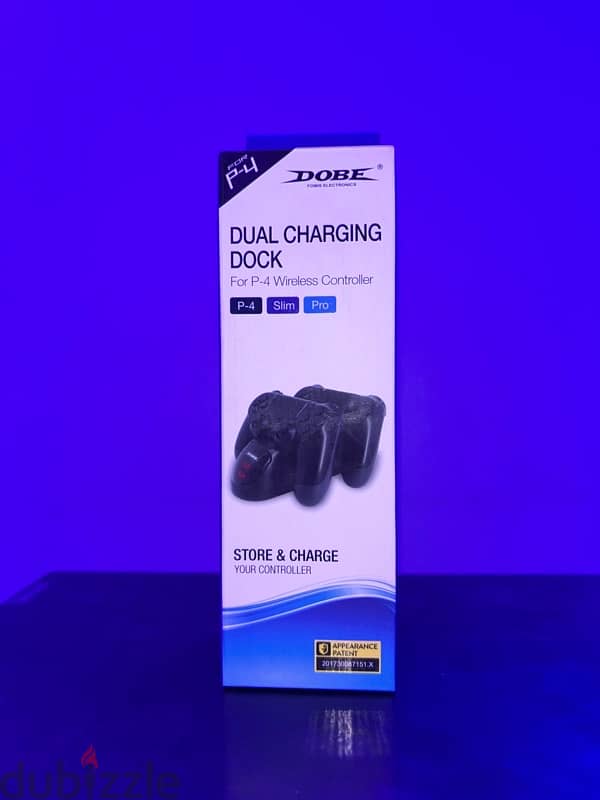 DUAL CHARGING DOCK For P-4 Wireless Controller  شاحن ديچيتال 6