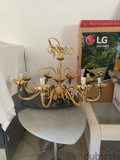 1 Brass  Chandelier Classic نجافه ستيل