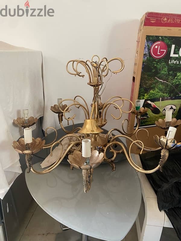 1 Brass  Chandelier Classic نجافه ستيل 1