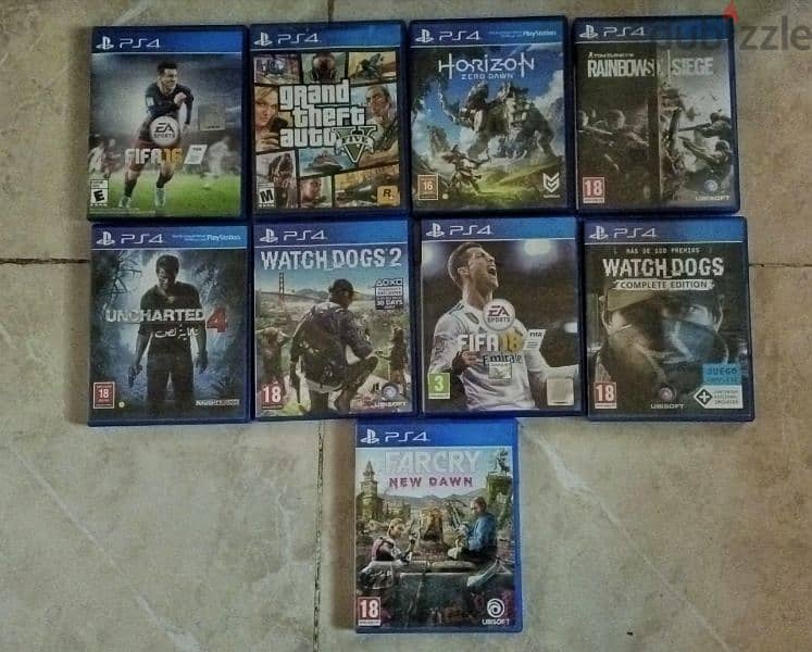 ps4 Fifa 15-16   Horizon   Rainbow six   Farcry  uncharted 0