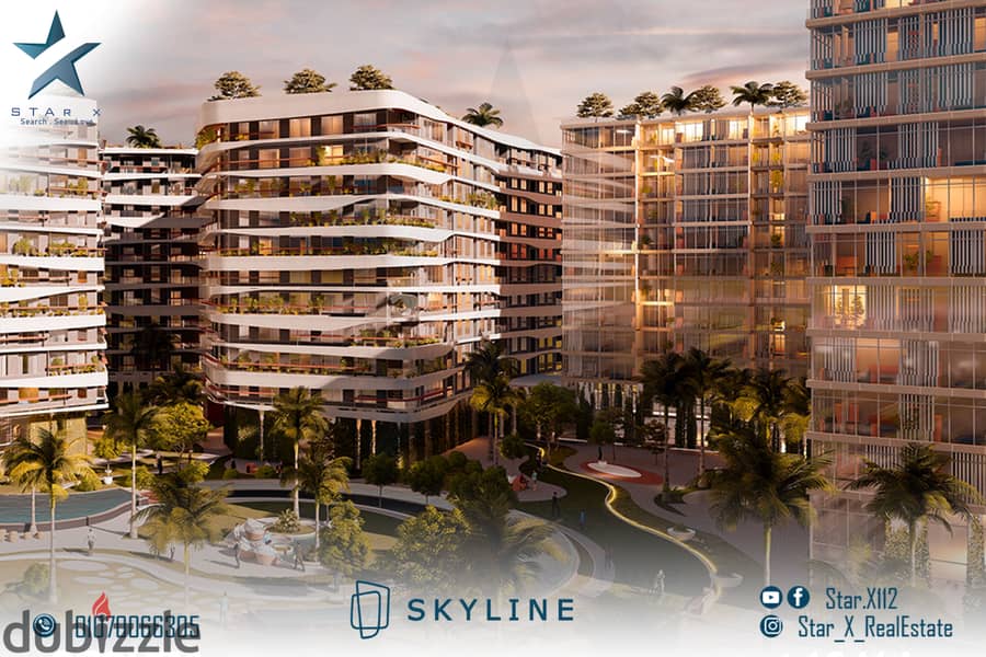 Resale apartment for sale in Skyline compound - Smouha 0