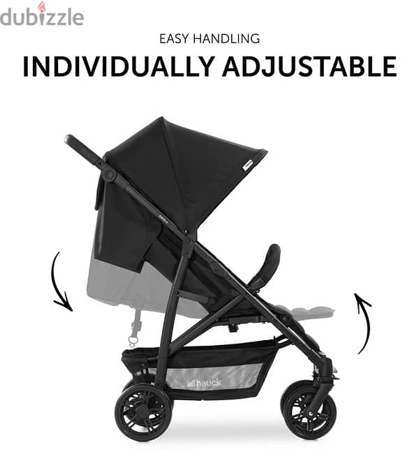 Hauck travel system rapid 4 trioset- Grey 1