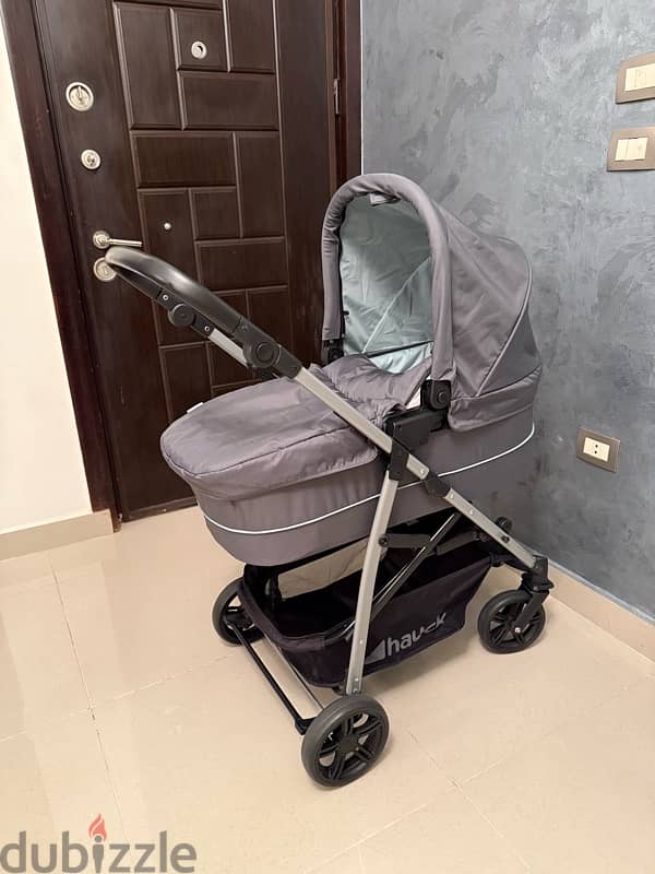 Hauck travel system rapid 4 trioset- Grey 8