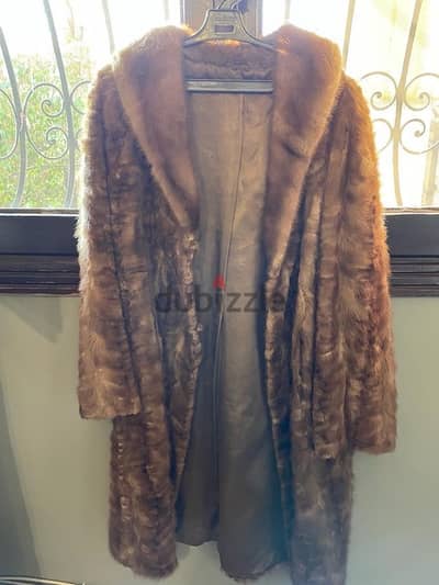 fur brown coat