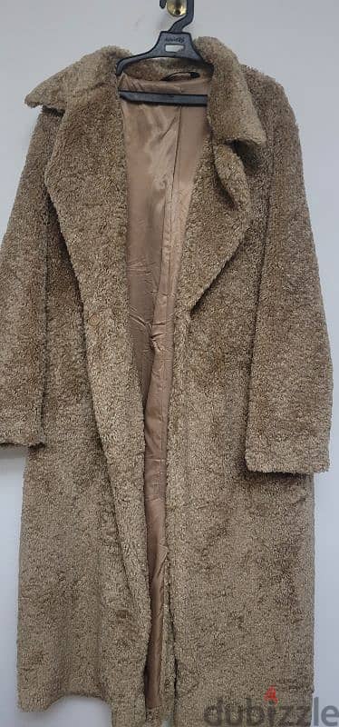 Teddy coat F&F long  _ Leoni teddy coat