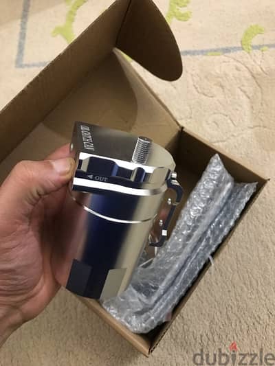 Oil Catch Can From USA - Silver - Polished Aluminum