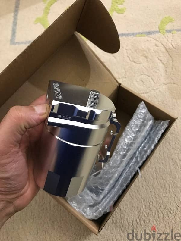 Oil Catch Can From USA - Silver - Polished Aluminum 0