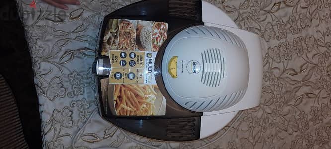 اير فراير  Air Fryer ديلونجى 1700 لتر اكبر حجم وشوايه فوق وتحت كمان