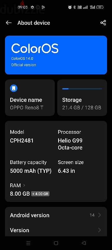 Oppo Reno 8T