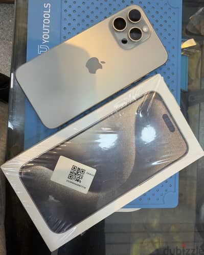 iphone 15 pro max natural titanium 256gb