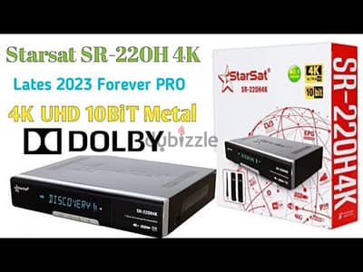 للبيع STARSAT SR - 220H4K / فوايفر 23 شهر حتي نوفبر 2026