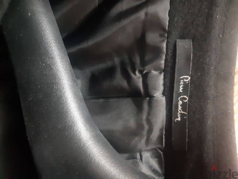 pierre cardin long coat wool black new سعر لقطة ومعطف قيم جدا 3