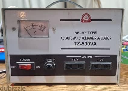 Automatic Voltage Regualtor TZ-500VA منظم جهد كهربائي