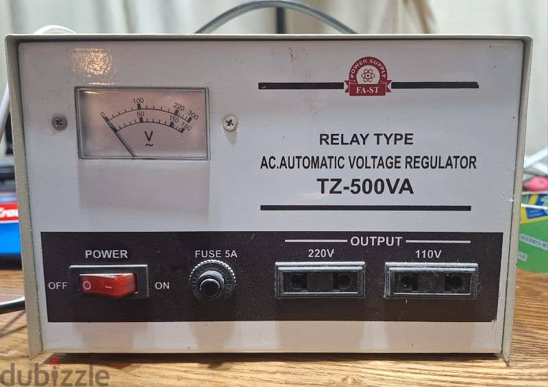 Automatic Voltage Regualtor TZ-500VA منظم جهد كهربائي 0