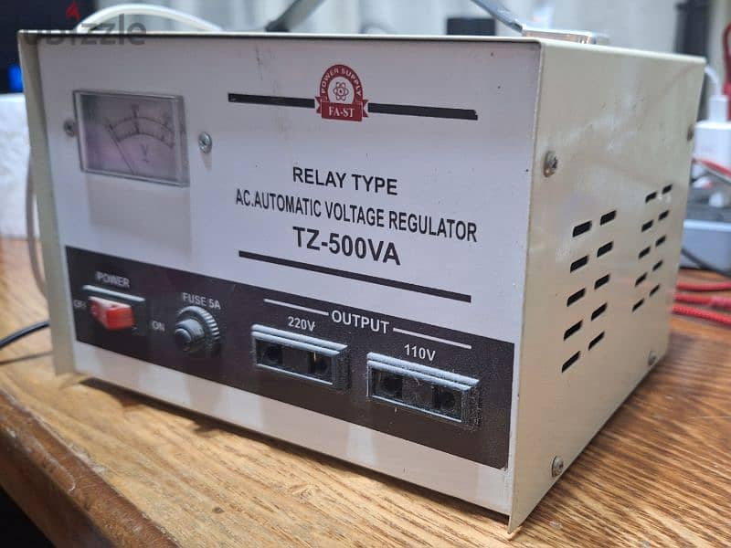 Automatic Voltage Regualtor TZ-500VA منظم جهد كهربائي 2