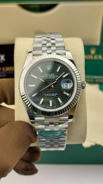 Super Clone Rolex Datejust, swiss ETA 3235 movement, Clean factory