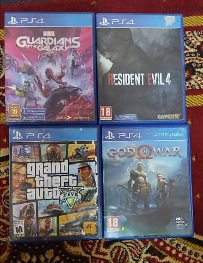 PS4 Games CD - أسطوانات بلايستيشن 4