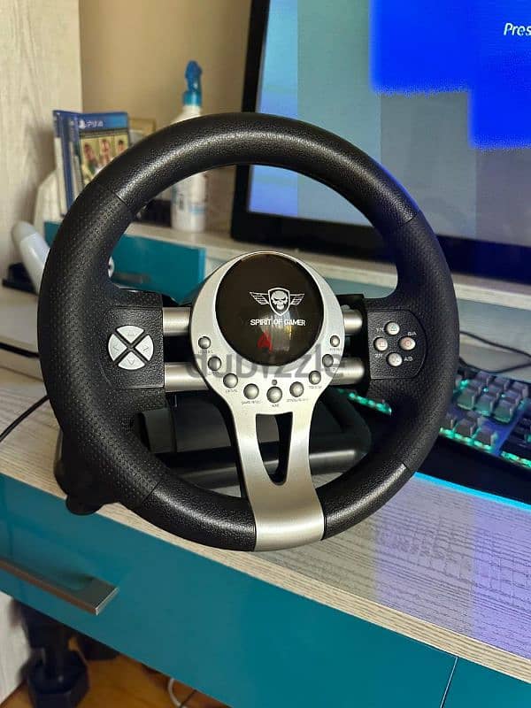 steering wheel for all playstation Xbox PC and Nintendo switch 1