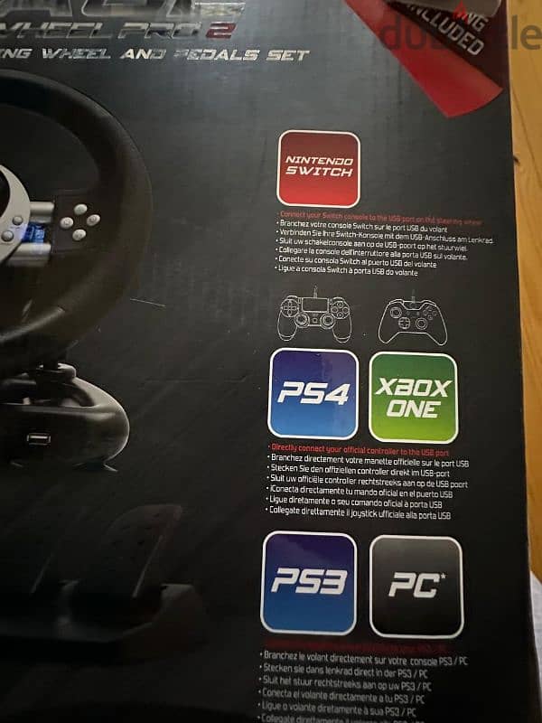 steering wheel for all playstation Xbox PC and Nintendo switch 8