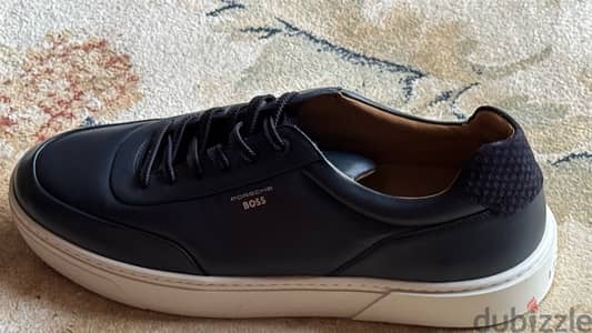 PORSCHE X BOSS LEATHER TRAINERS WITH SPECIAL BRANDING