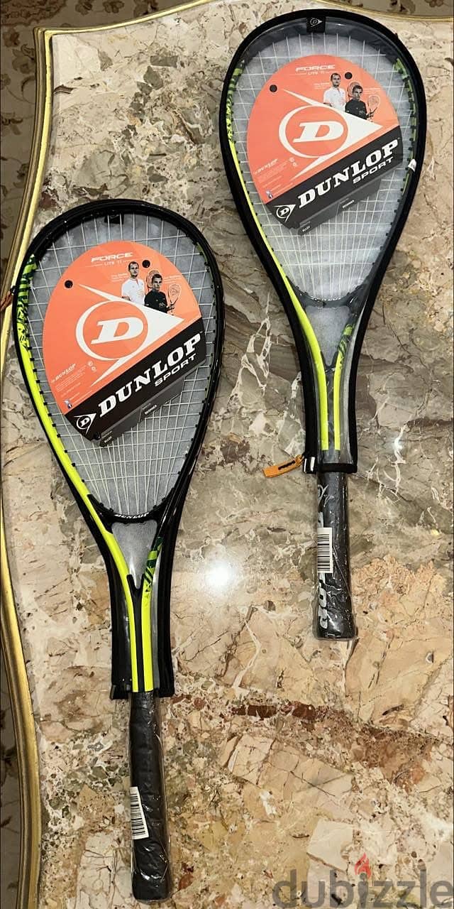 للبيع Dunlop Sports Beginner Squash Racquet Set 0