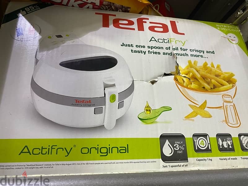 tefal actifry استعمال ٣ مرتت صناعه فونسى كالجديد 1