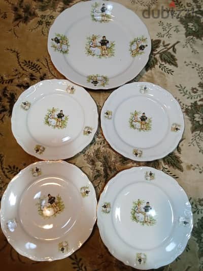 Vintage plates