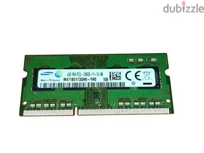 laptop ram 4gb samsung