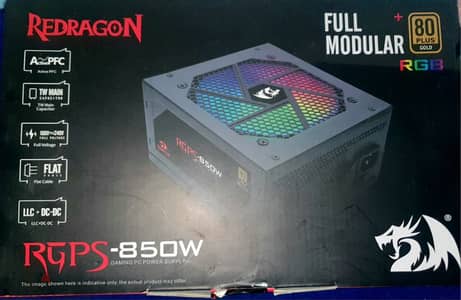 Redragon 850w 80+ gold full modular RGP