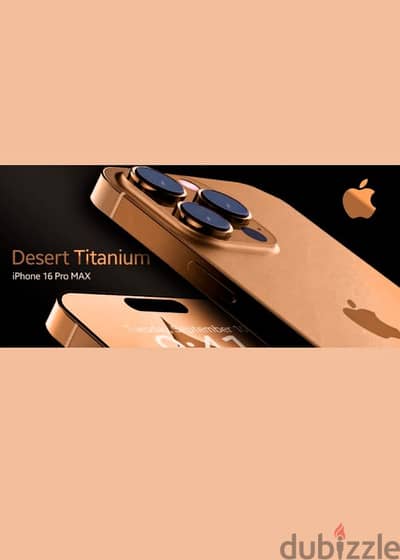 iphone 16 pro max (new) desert titanium