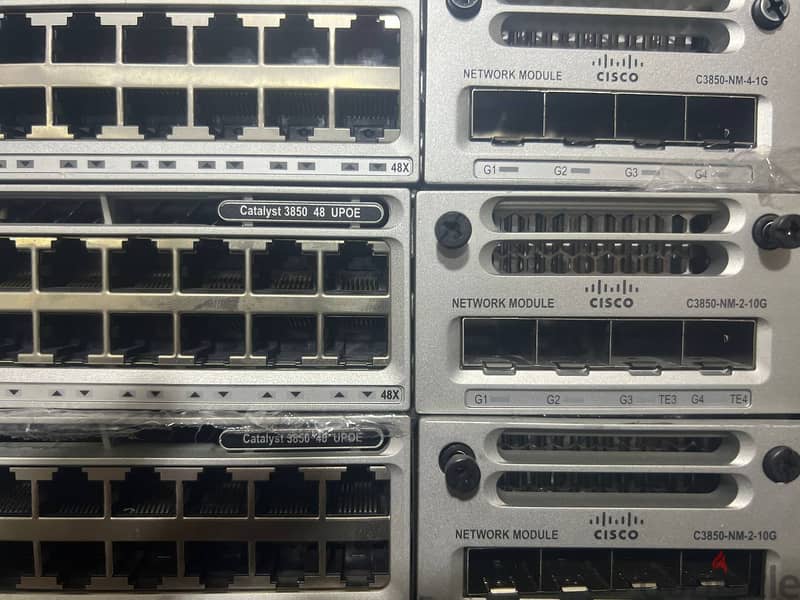 Cisco Catalyst 3850X 48PORT WS-48 PS-U 10G  السعر فى التليفون فقط 2