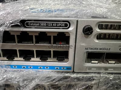 Cisco Catalyst 3850X 48PORT WS-48 PS-U 10G  السعر فى التليفون فقط