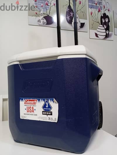 ايس بوكس كولمان 45 كوارت 42 لتر  Ice box Coleman 42L Wheeled Cooler