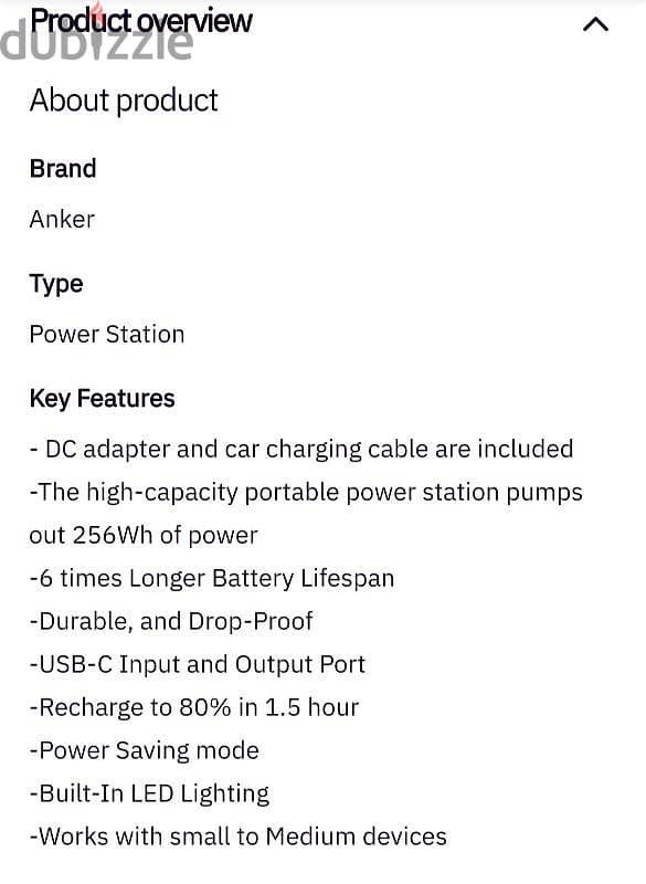 Used power station - Anker 521 PowerHouse 256Wh | 200W - Black 1