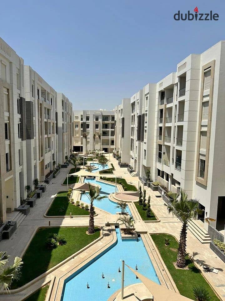 For Sale Fully finished 2-bedroom apartment with ACs and kitchen in Valore Sheraton Compound, Heliopolis, with a 20% discount. 0