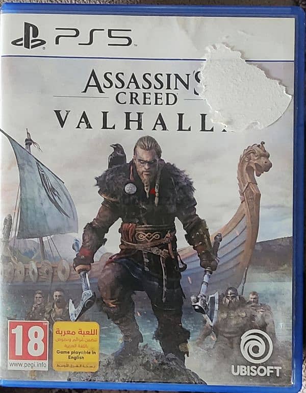 Assassin's creed VALHALLA مستعملة اسيسنز كريد فالاهالا لعبة 0